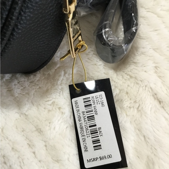Bebe black taupe fanny pack new with tag - Picture 8 of 13